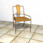 Wooden chair CAD 3D - model symbol Chair 00043