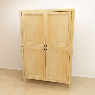 Wooden wardrobe 3D model 06774_pe062577_S4