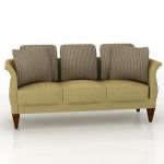 3D - model sofa with pillows classic 11057
