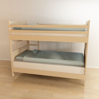3D - model Swedish wooden bed  13282_PE083470_S4