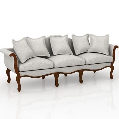 3D - model sofa with pillows  137179_xlarge