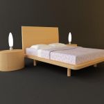 3d-model of JESSES` modern bed (Italy) 2761