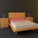 3d-model of JESSES` modern bed (Italy) 2763