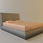 3d-model of JESSES` modern bed (Italy) 2771 1