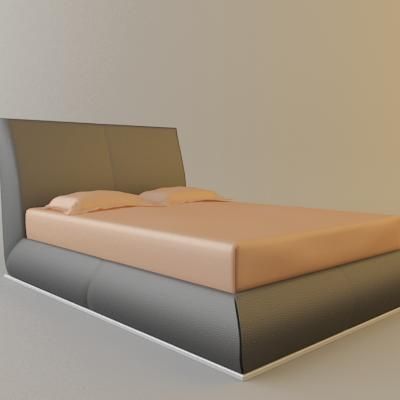 3d-model of JESSES` modern bed (Italy) 2771_1