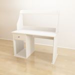 White desk with a box 3D Model 31511 PE120964 S4