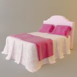 3d-model of HALLEY` bed (Italy) 3585