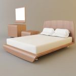 3d-model of OASIS` modern bed (Italy) 3897