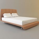 3d-model of OASIS` modern bed (Italy) 3897 5