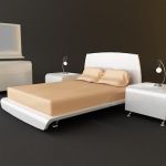 3d-model of OASIS` modern bed (Italy) 3898