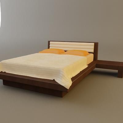 3d-model of OASIS` modern bed (Italy) 3901_1