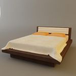 3d-model of OASIS` modern bed (Italy) 3901 2