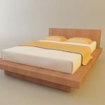 3d-model of OASIS` modern bed (Italy) 3902 1