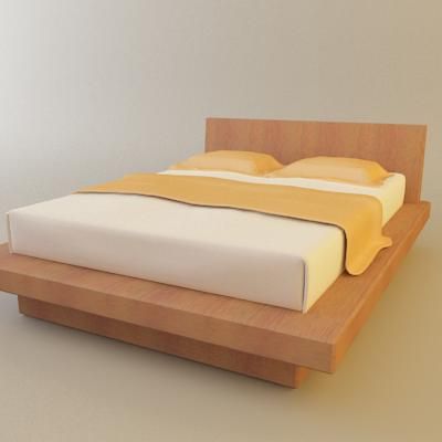 3d-model of OASIS` modern bed (Italy) 3902_1
