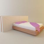 3d-model of OASIS` modern bed (Italy) 3904 2