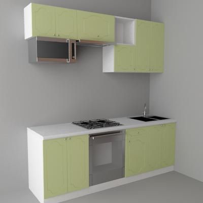 3D-model_Kitchen_Green_220x65x240_group