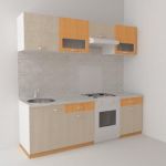 3D-model Kitchen Stolplit Milena group