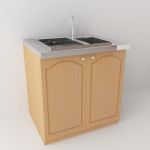 3D-model Kitchen Stolplit Monika 03