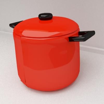 3d-model Red pan
