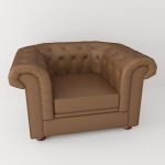 3d-model Winchester Chesterfield chair