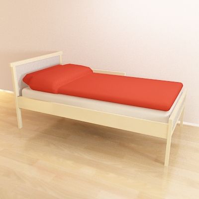 3D - model Modern single bed  45835_PE142232_S4