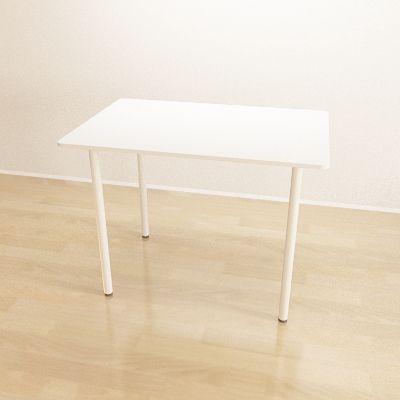 White table Minimalism CAD 3D - model symbol 60532_PE166633_S4