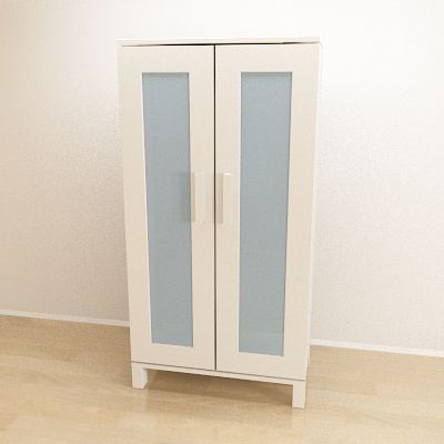 White linen closet modernist 3D object 71928_PE187560_S4