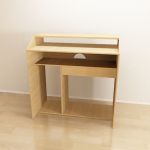 Wooden computer table 3D model 76421 PE196040 S4