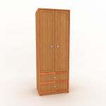 Wooden wardrobe 3D – model   A211