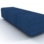 3D - model blue sofa ADRENALINA SCIONI 2