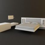3d-model ALF modern bed (Italy) Group ALADINO UP06