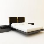 3d-model of DIAMOND-NERO` modern bed (Italy) ARM20