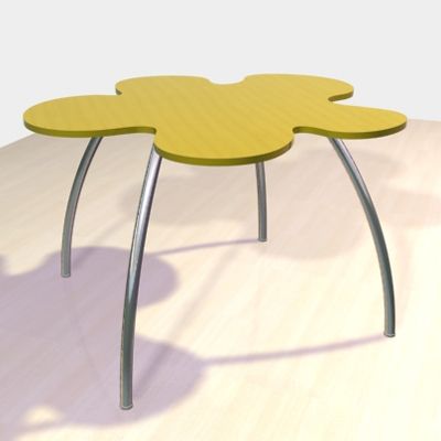 Modern table Spain 3D - model Amat Agatha table