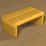 3D – model  CAD symbol yellow armchair Leolux Agobis