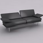sofa 3d model high-tech B&B Italia Alanda AL