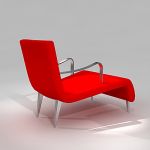 Seat high-tech 3D – model  CAD symbol Maxalto (B&B Italia) Apta
