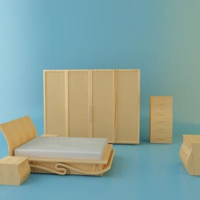 3d-model of ALADINO` modern bed (Italy) Art 4_3