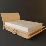 3d-model of ALADINO` modern bed (Italy) Art 5