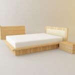 3d-model LED GRATTAROLA modern bed (Italy) Art 32
