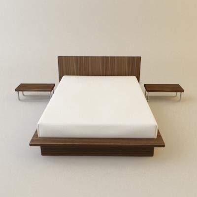 3d-model LED GRATTAROLA modern bed (Italy) Art 33_3