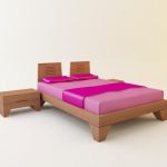 3d-model of BALI` modern bed (Italy) Art 6