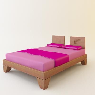 3d-model of BALI` modern bed (Italy) Art_6_1