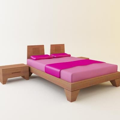 3d-model of BALI` modern bed (Italy) Art_6