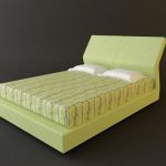 3d-model AREA PREALPI modern bed (Italy) Art 74