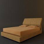 3d-model AREA PREALPI modern bed (Italy) Art 75