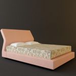 3d-model AREA PREALPI modern bed (Italy) Art 76