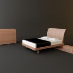 3d-model DOMINO modern bed (Italy) Art 9