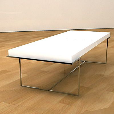 3D model table white B&B Italia Athos 2