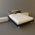 3d-model BIMAX modern bed (Italy) BIMAX GLASS03