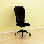 Swedish black office chair high-tech CAD symbol CHAIR07 ikea